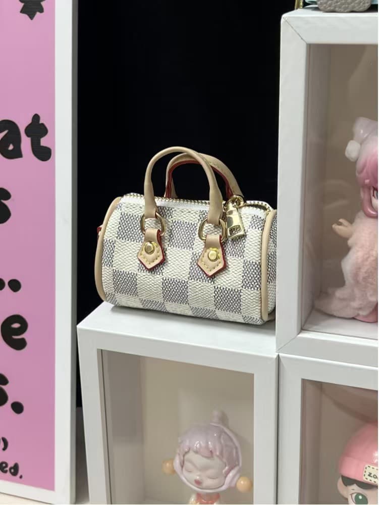 Mini Vintage Coin Purse, Pillow Bag Earphone Case, Live Stream Matching Bag Charm Car Key Pouch