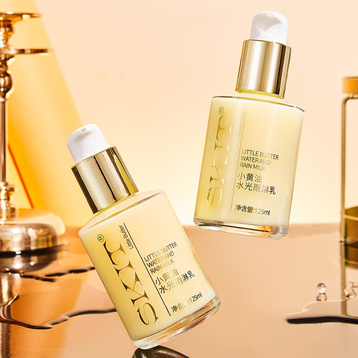 SKIT small butter water light rain lotion hydrating and moisturizing light and hydrating press bottle lotion authentic skin care for women