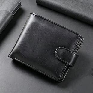 New Cross-Border Wholesale Men's Wallet, Short Business Simple Fashion Soft Leather Money Clip, Youth Ultra-Thin Wallet