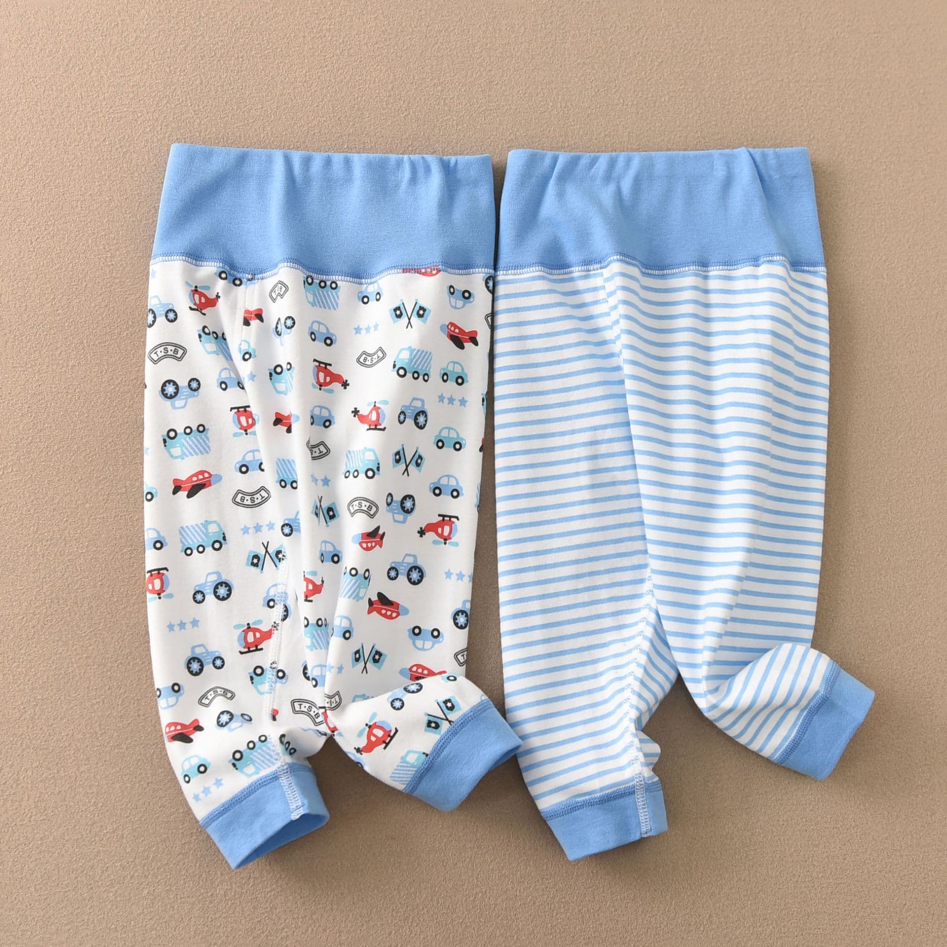 Distribution and Wholesale, Song You Xi Song Wu Seamless Thickened Brushed Boys and Girls Children's Home High-Waist Belly Protection Warm Pants