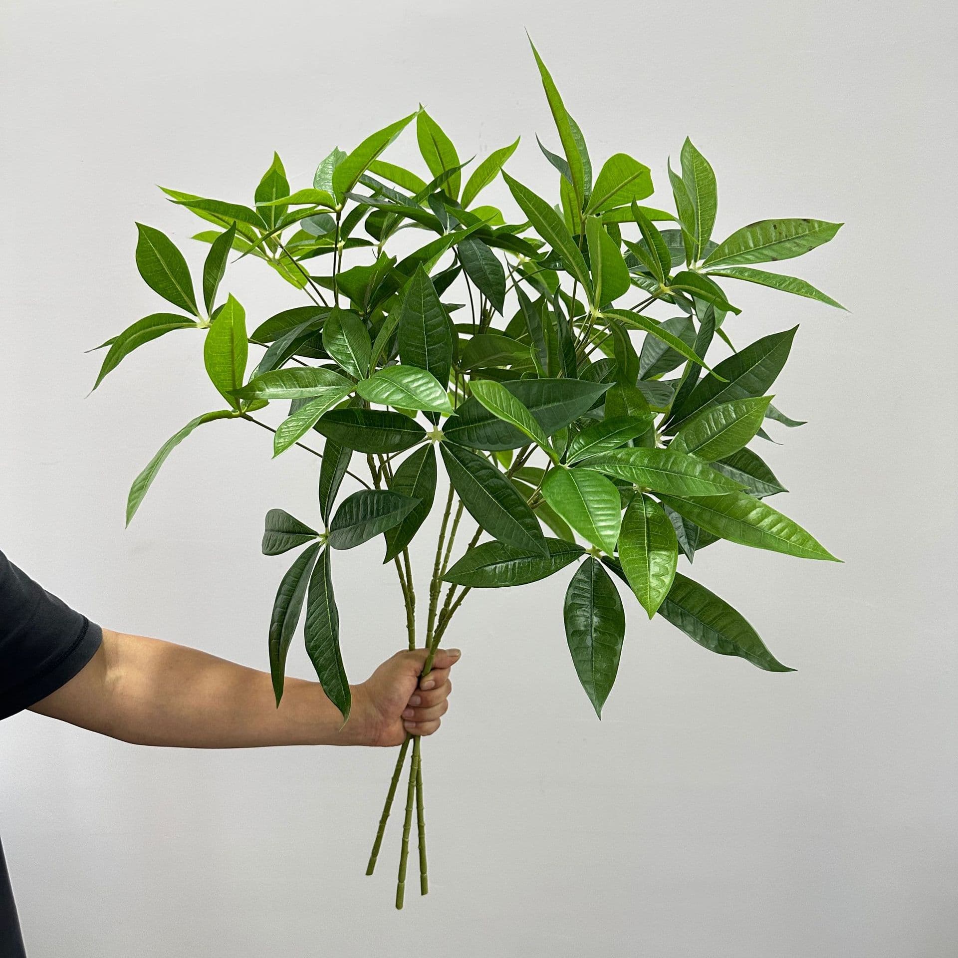 Artificial Money Tree Plant Fake Foliage Floor Potted Plant Living Room Indoor Decoration Fake Greenery Bonsai