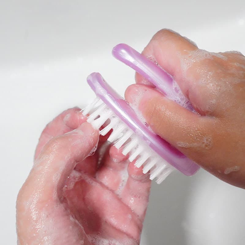 Japanese hand washing brush, foot washing brush, nail gap cleaning brush, soft children's finger cleaning brush, nail art cleaning small brush
