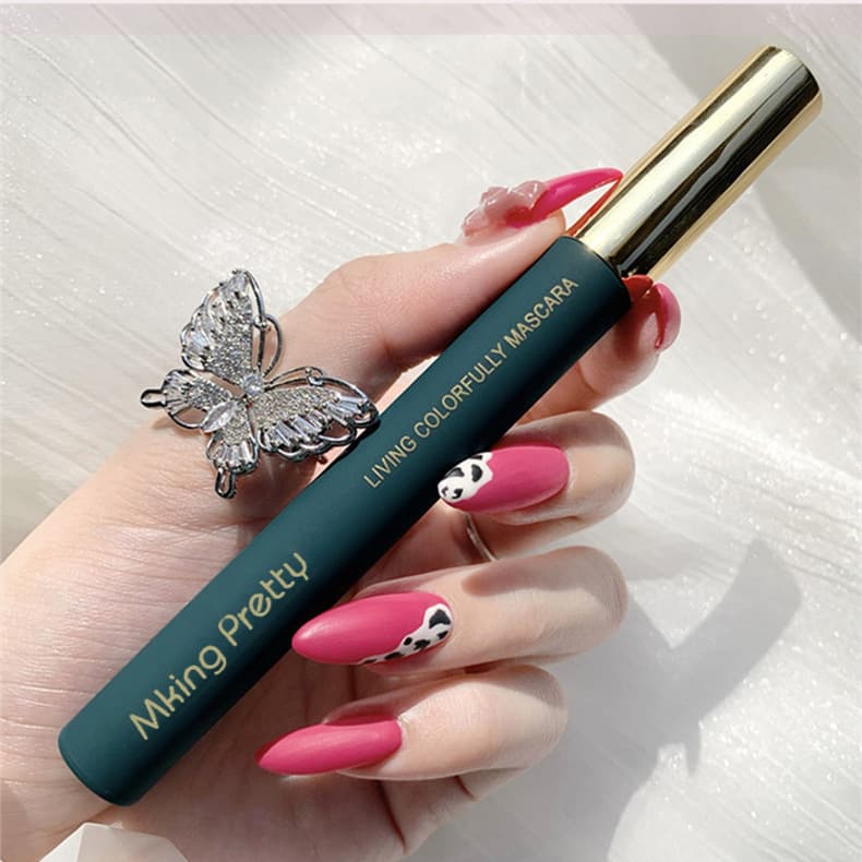 TikTok's hottest trending mascara for "bad girls" - smudge-proof, waterproof, long-lasting, lengthening, curling, and cross-border cosmetics.