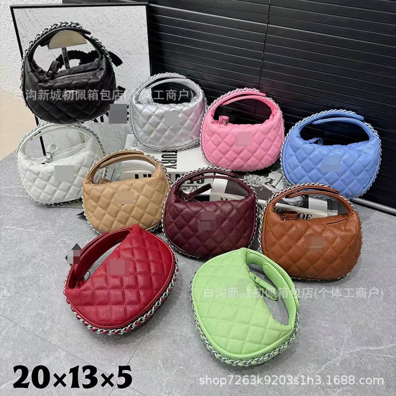 Cross-border European and American fashion diamond-quilted texture handbag, luxury new chain women's single-shoulder crossbody bag