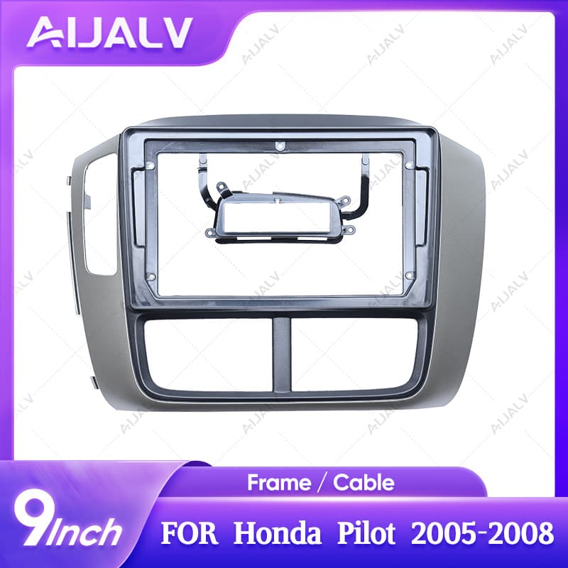 Factory Hot-Selling Android Navigation Face Frame Suitable for 05-08 Honda Pilot Large Screen Versatile Frame