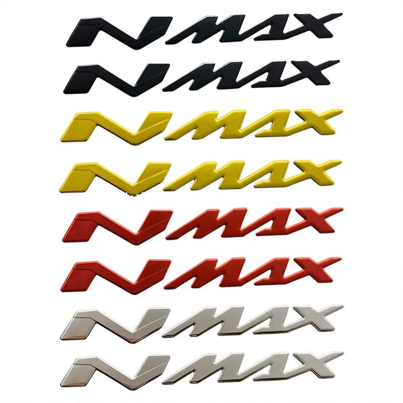 For Yamaha NMAX N MAX N-MAX Motorcycle Logo Badge Sticker 3D Soft Rubber Decal
