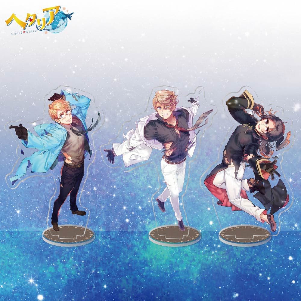 Hetalia World Stars Wang Yao Vargas Jones Bonofova Acrylic Stand Decoration
