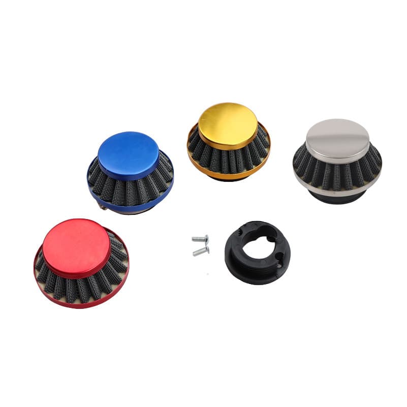 Wholesale 42mm air purifier filter with adapter suitable for 47 49cc two-stroke engine carburetor