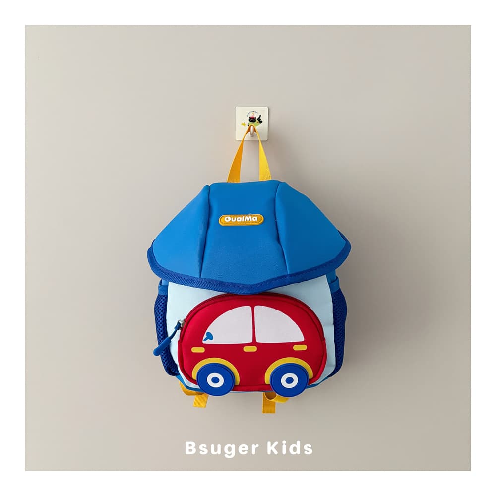 Kids Backpack Cartoon Rabbit Ears Cute Girls Kindergarten Car Cartoon School Bag Fashion Trendy Backpack