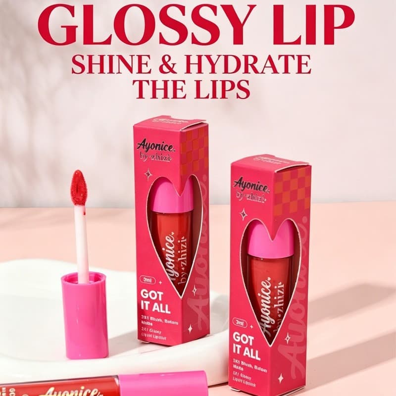 Light and moist lip gloss water Glowy tint water gloss mirror plump lip glaze 0137