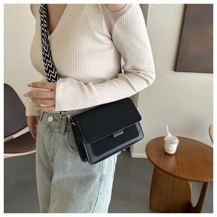 Casual Retro Bags for Women 2024 New Trendy Fashion Casual Women's Shoulder Bag Korean Style Simple Crossbody Small Square Bag