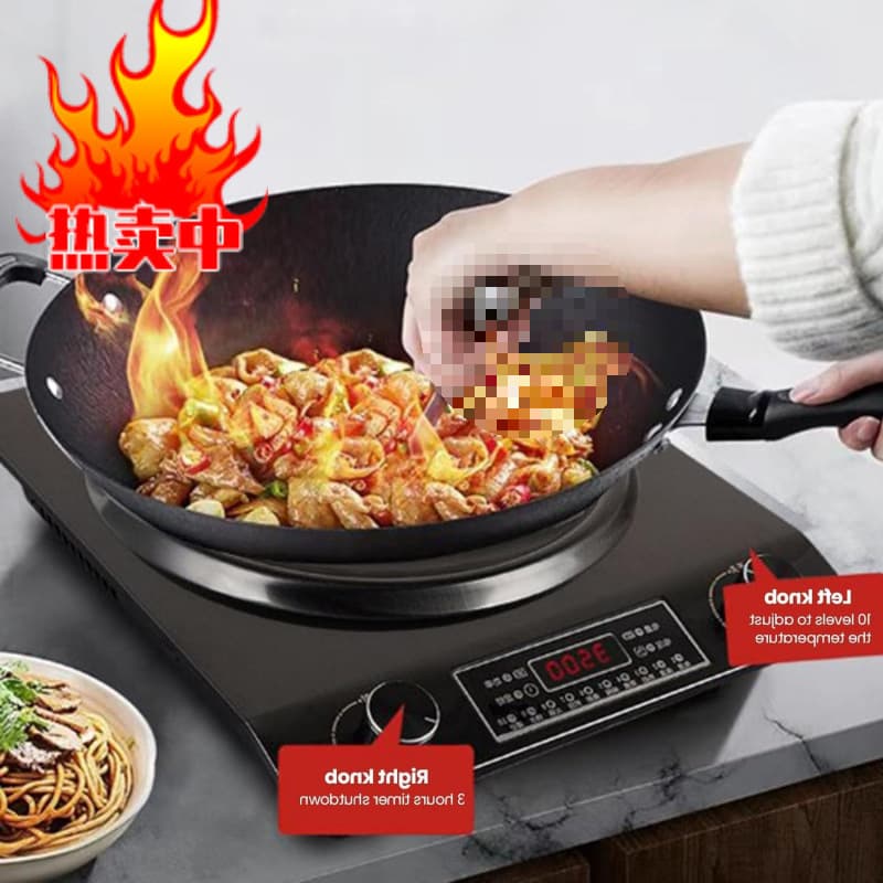 Factory - Watt Induction Hob, Temperature Settings, with Concave In