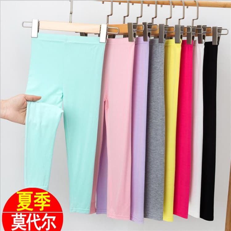 Accepting Orders for Modal Fabric 40-count Cotton Modal Children and Adult Base Pants Shorts Color Optional Long and Short Pants