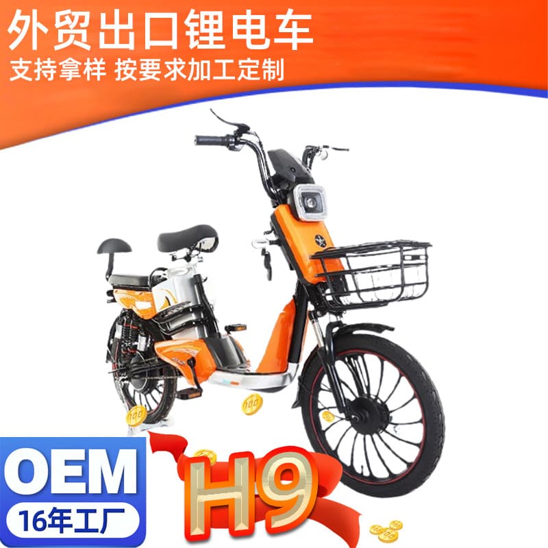 Factory Supply Electric Bicycle for Adults, Leisure Commuting, Lightweight and Stylish Two-Person Electric Bike