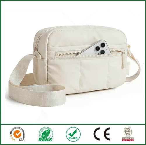 2-in-1 Air Cushion Camera Crossbody Bag Small Camera Shoulder Bag DSLR/SLR/Mirrorless Camera Photography Camera Bag