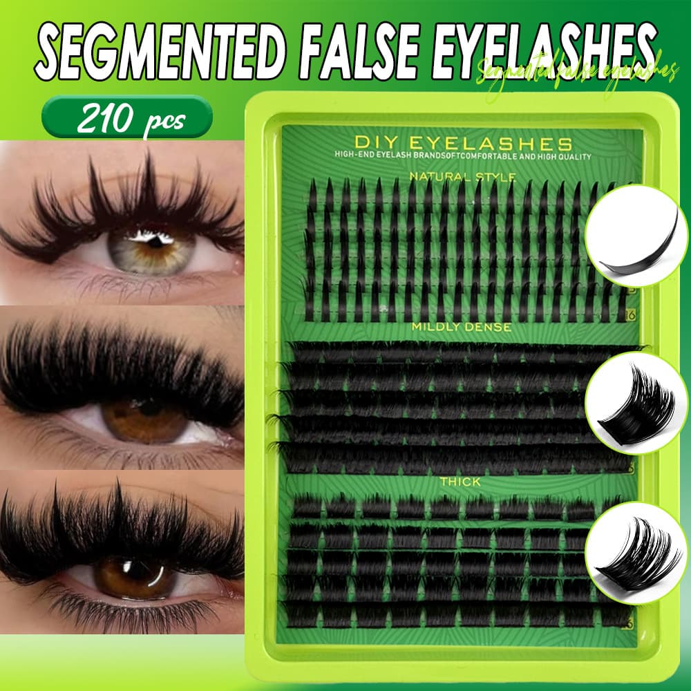 300 clusters large capacity 80D 100D 120D voluminous European and American fluffy segment hot melt flower lashes lash cluster