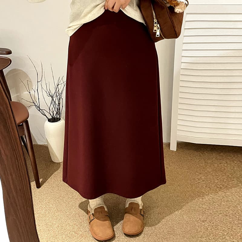Plus-Size Women's Loose Hip-Covering A-Line Skirt, Straight Skirt for Women, 2026 Spring Versatile High-Waisted Skirt for Plus-Size Women Nq1309
