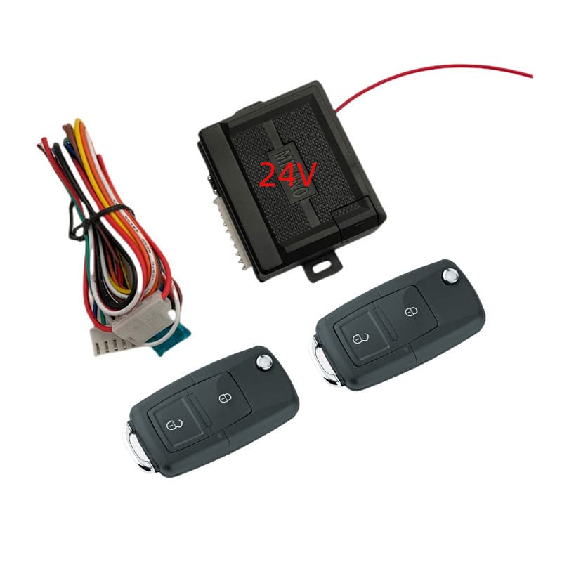 24V car central lock keyless entry keyless entry bus remote switch lock folding key
