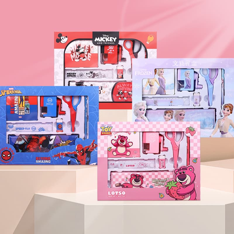 Frozen Children's Stationery Set, Elementary School Student Gift, Birthday Gift, Marvel Learning Supplies Gift Box Wholesale