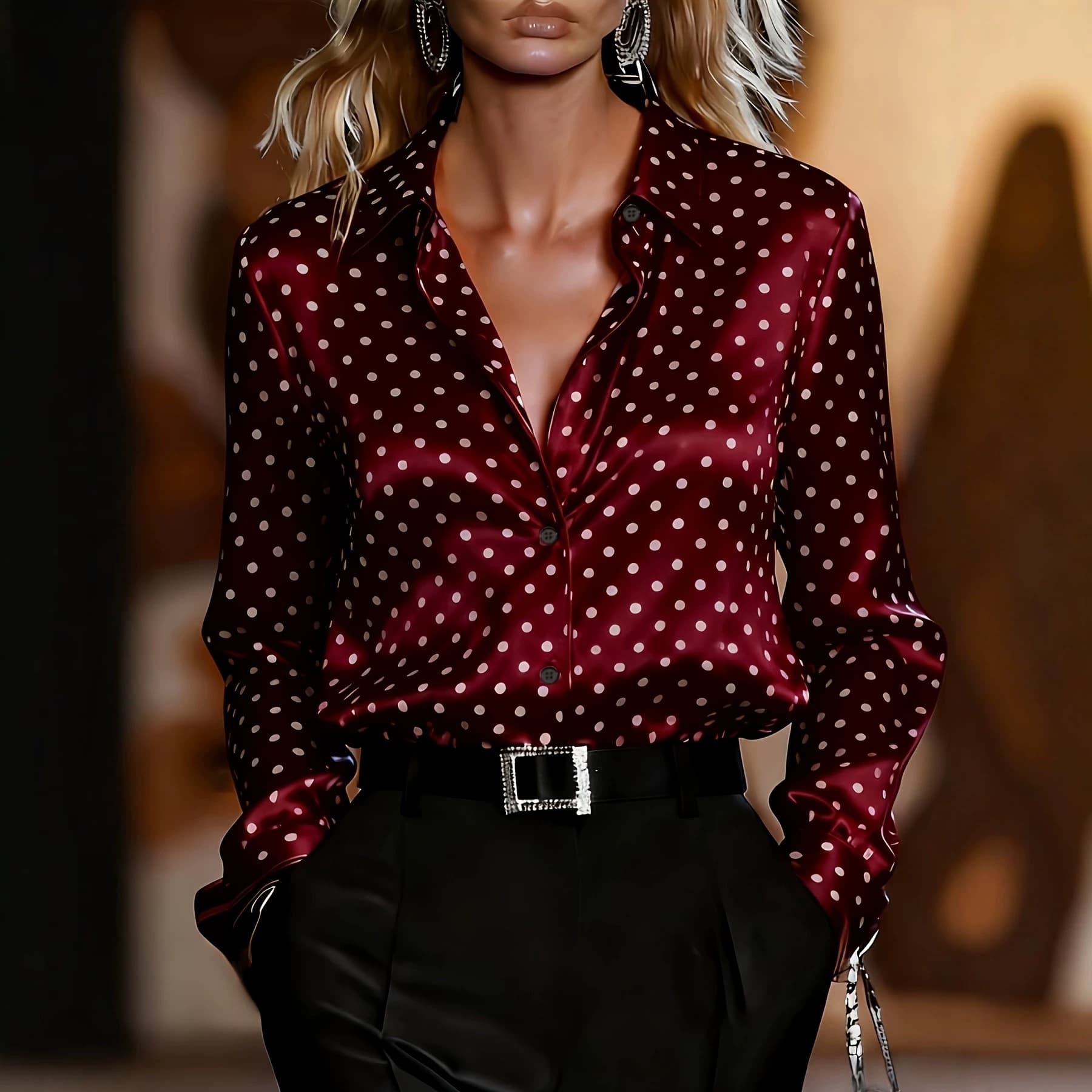 Trendy Women's Blouse Cross-Border Best Seller Y2K Drop Shipping Top Cardigan Shirt 2026 Amazon Street Style Hot Item