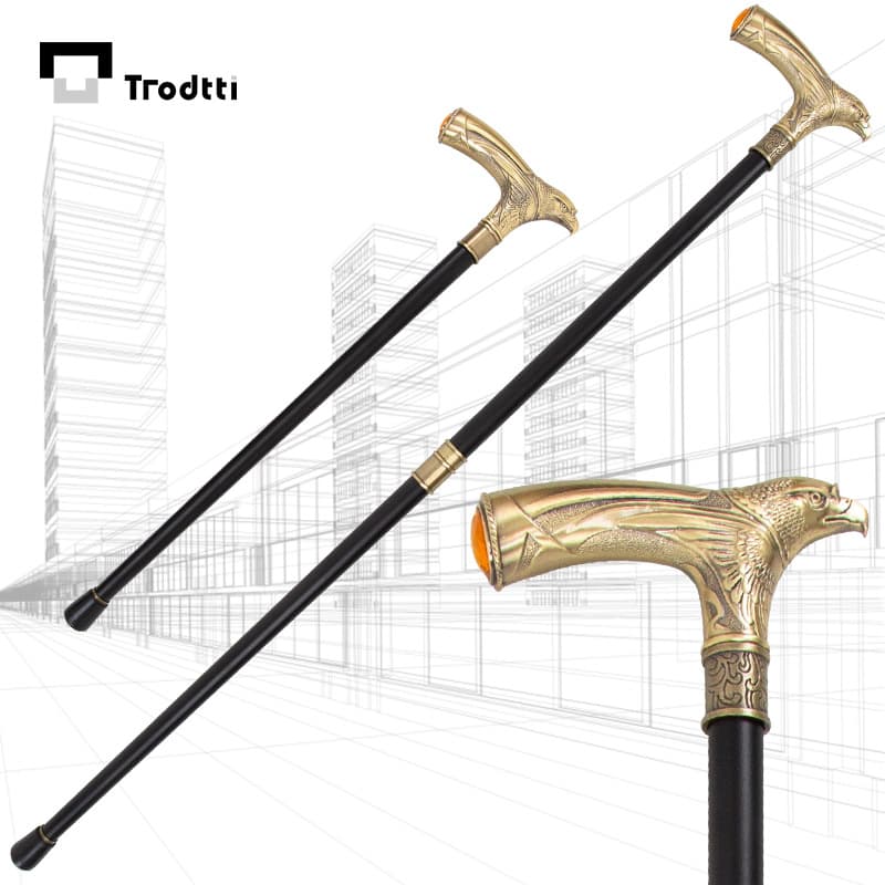 British gentleman's cane, old man's cane, all-metal high-end cane, wedding props, film and television props, hiking stick, cane
