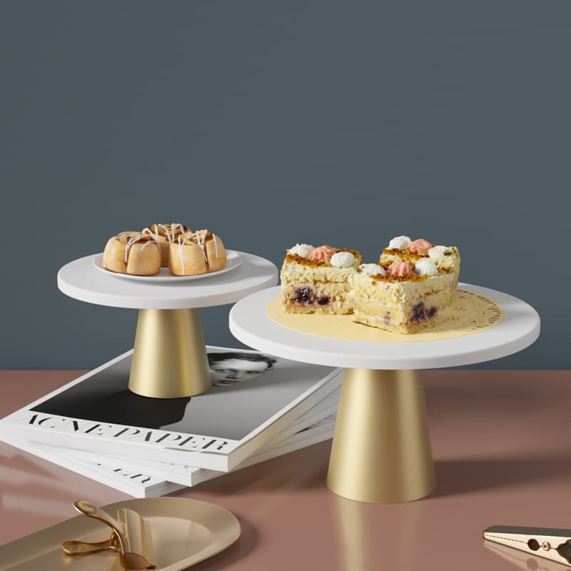 Iron wedding dessert table display stand dessert pastry tray ornaments cold meal tea break cake plate set