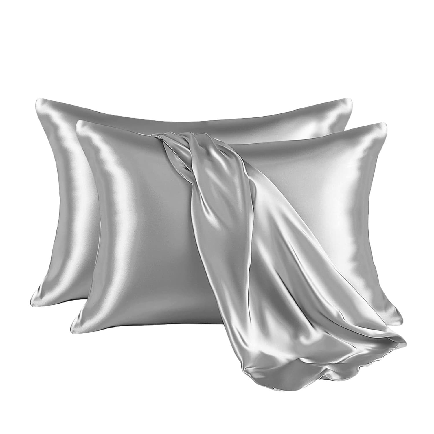 Cross-border imitation silk satin pillowcase envelope style foreign trade factory direct sales wholesale pillowcase solid color + printing.