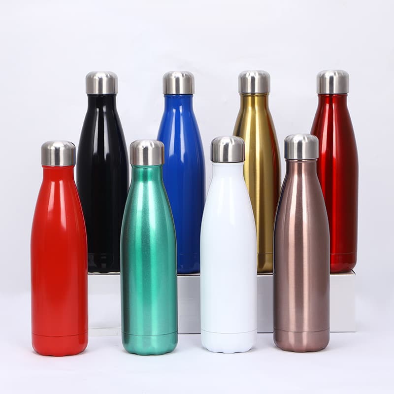 Cross-border supply cola bottle stainless steel insulated cup bullet head sports water bottle gift LOGO engraving holiday gift