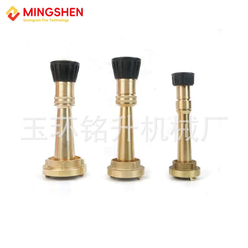 Marine three-stage hose water gun, German-style brass straight stream spray dual-purpose water gun, 2/2.5 inch factory direct