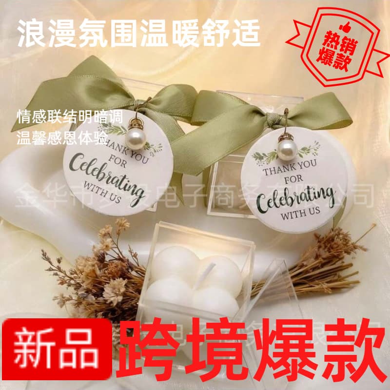 DIY Rubik's Cube Scented Candle Wedding Candy Box Wedding Souvenirs Soy Wax Decorative Candles Holiday Gifts Wholesale