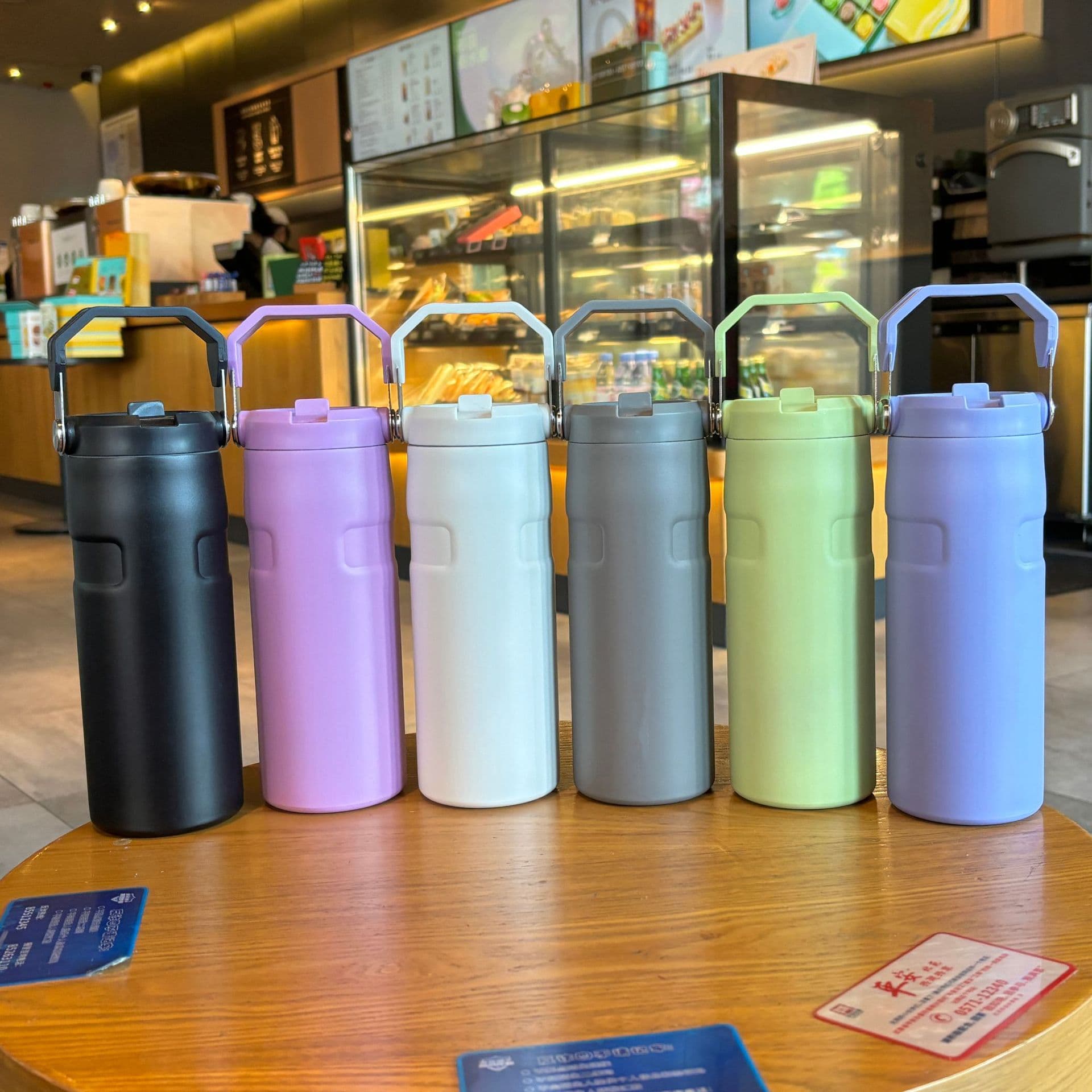 High Appearance Plastic Water Cup, Japanese Portable Cup, Plastic Tea Strainer Water Cup, Ins Style Simple Portable Cup