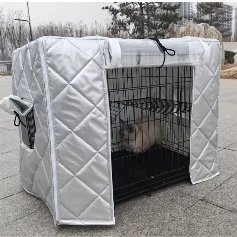 Pet Cage Winter Cover, Thickened Windproof, Parrot Bird Cage Sunshade, Dog House Cat Cage Rainproof