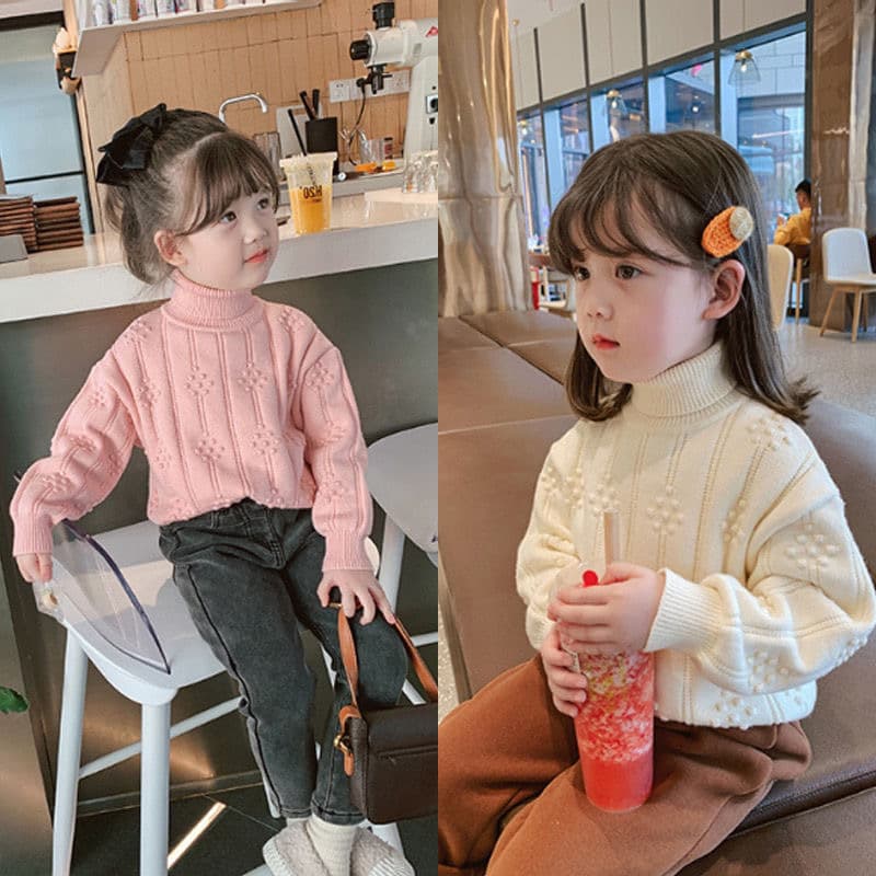 Girls' and Boys' High-Neck Sweaters, Pattern Making, Private Customization, Processing from Provided Designs or Samples