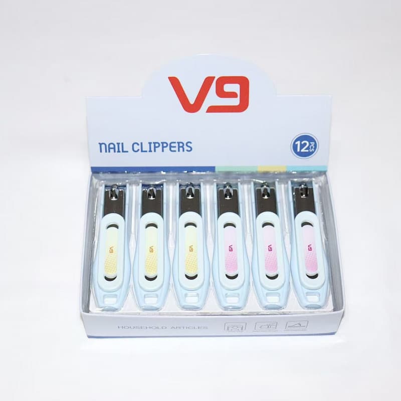 Kinda V9V845 anti-splash V9 nail clipper box decoration nail clipper wholesale flat nail clipper manicure tool