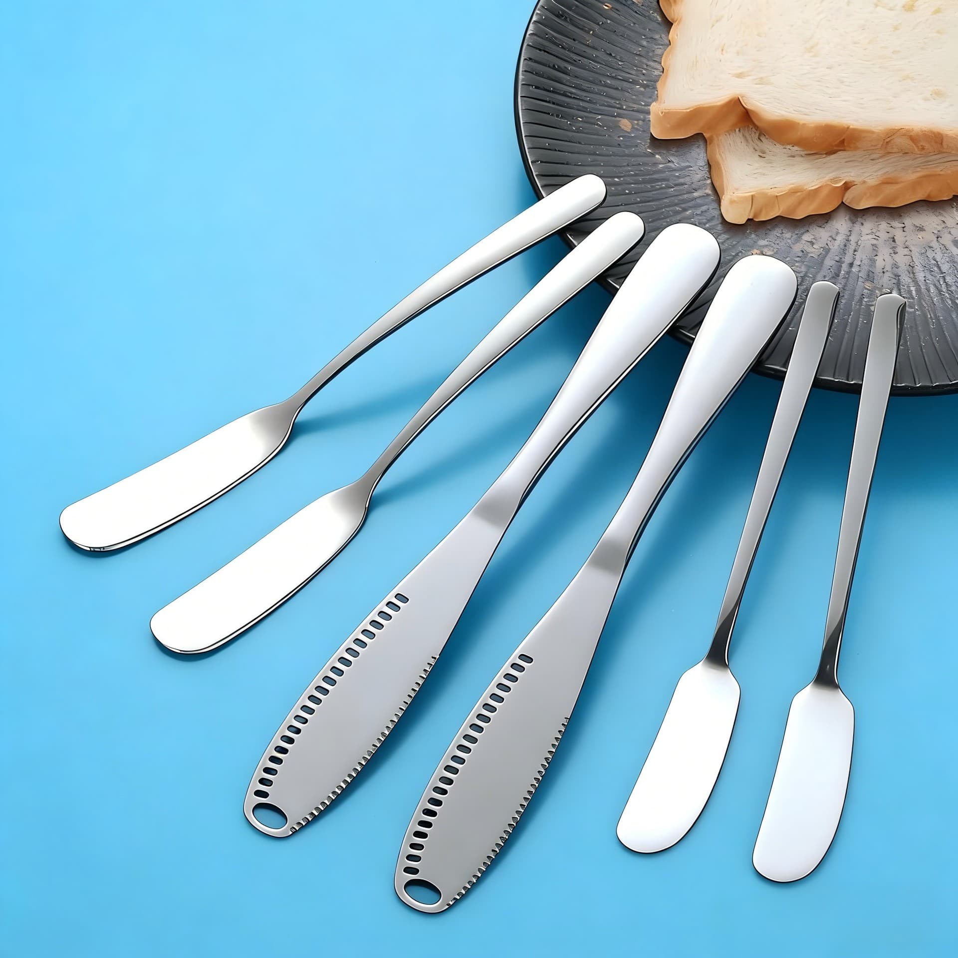 Liangsheng 304 Stainless Steel Cutlery Set, Knife, Fork, Spoon, Trendy Steak Western-Style Dining Set, Elegant Gift Tableware, Baking Spatula