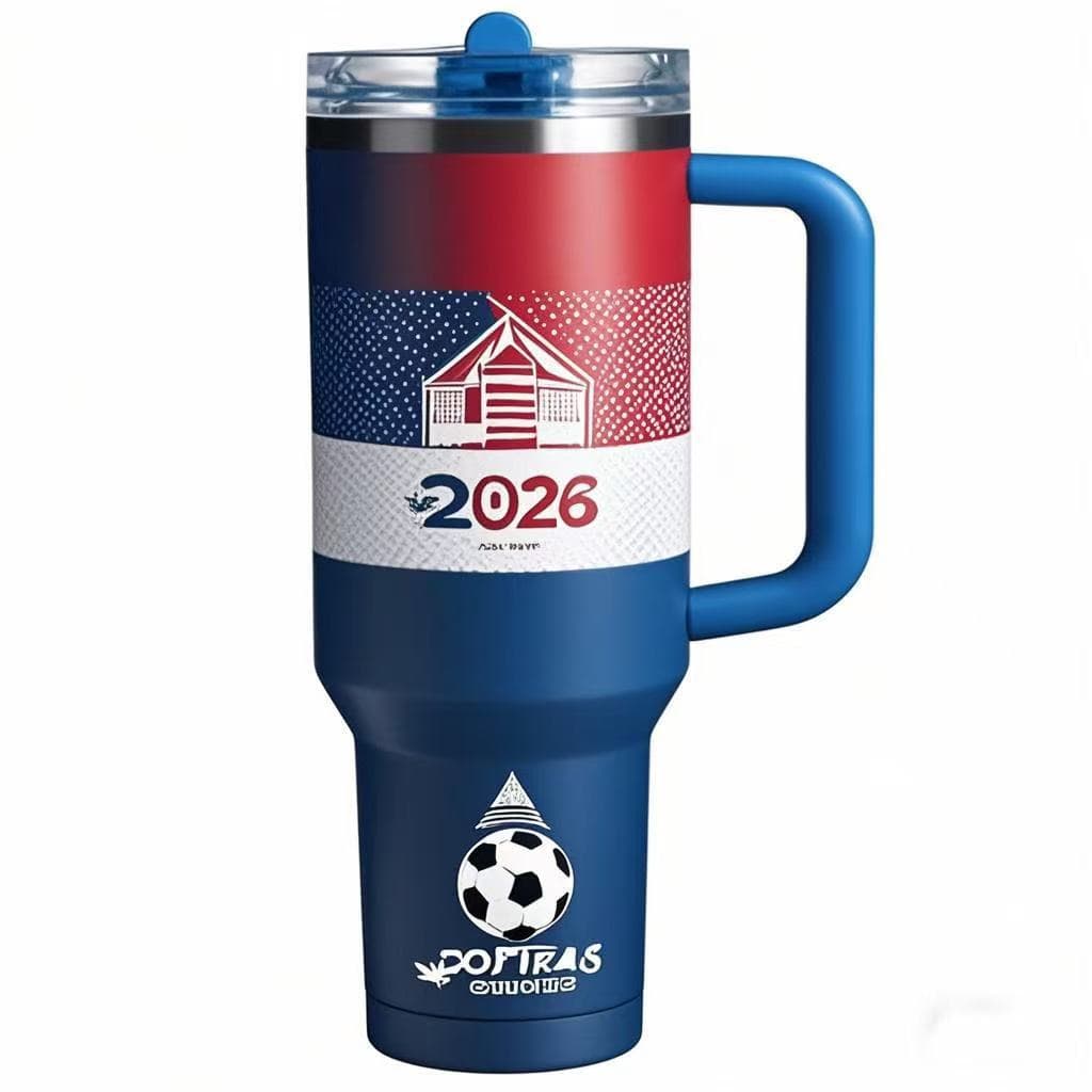 2026 World Cup Exclusive Thermos Cup Stanley New 2nd Generation 3rd Generation 40oz Large Capacity Car Cup Ice Cup