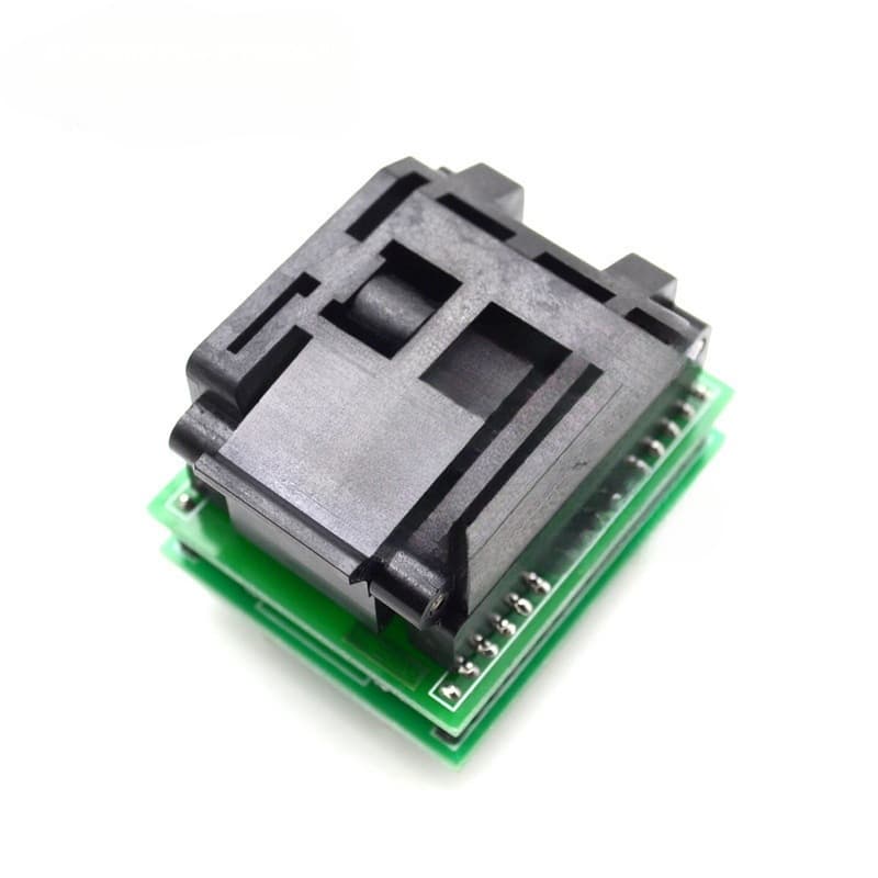 QFP32 to DIP32 Programming Socket TQFP32 FQFP32 0.8mm Pitch Clamshell Programming Adapter