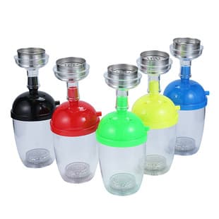 Cross-Border Hookah Premium Portable Hookah with LED Light Acrylic Hookah In Stock