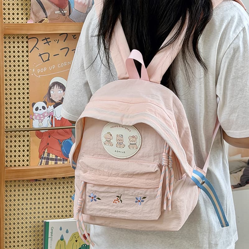 High Appearance Ins Simple Plaid College Style Large Capacity School Bag, Female Middle High School Primary University Male Double Shoulder Backpack