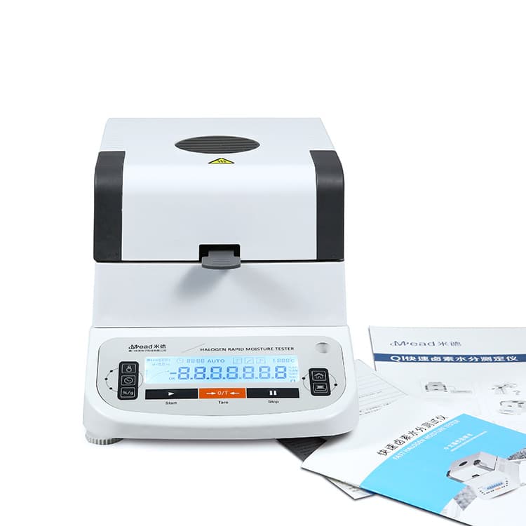 Rapid Moisture Tester Solid Content Moisture Content Plastic Granules Mooncake Filling Halogen Automatic Moisture Tester