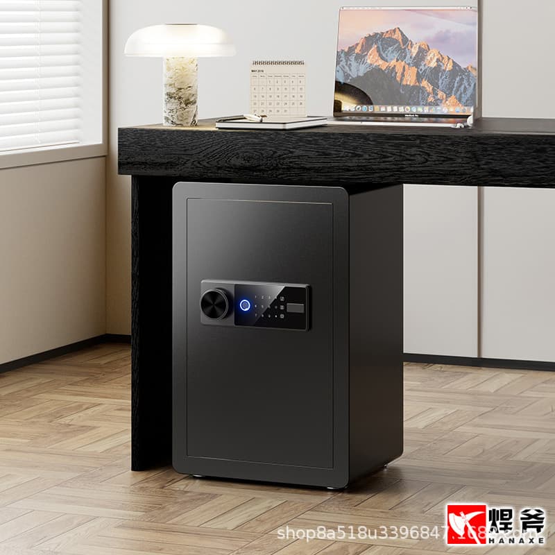 D9 New WIFI Electronic Fingerprint Password Safe, Office/Home Safe, All-Steel Anti-theft Small Deposit Box