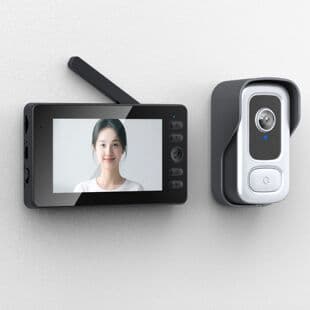 M26c Video Doorbell Voice Intercom Low Power Screen Monitor 2.4G Wireless Smart Doorbell Cross-Border