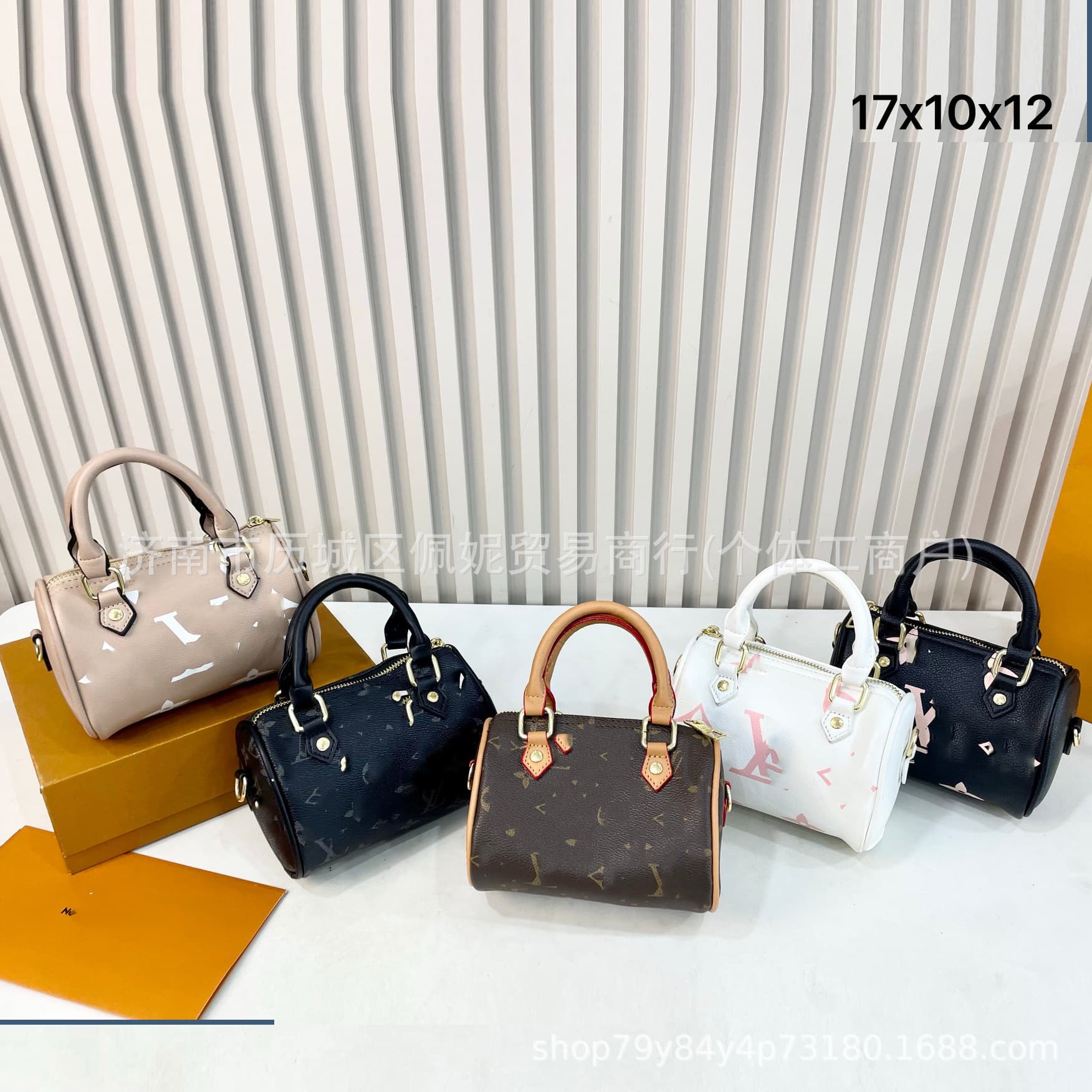 2026 New Printed Handbag Boston Shoulder Bag Korean Style Fashion Versatile Crossbody Bag Versatile Pillow Bag