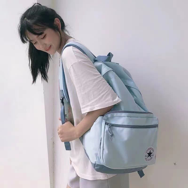 2024 Converse Casual Simple Versatile Student Sports School Bag Backpack Travel Backpack Casual Large Capacity Backpack