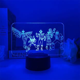 USB Night Light Avataro Sentai Donbrothers Group Photo Anime Doujin Night Light Figurine Gift