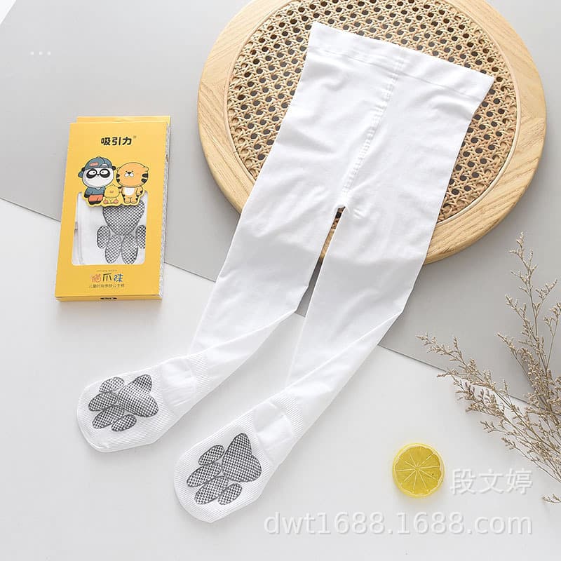 26 summer children's velvet cat claw socks students' extra-grade bottoming pantyhose girls' soles non-slip dance stockings