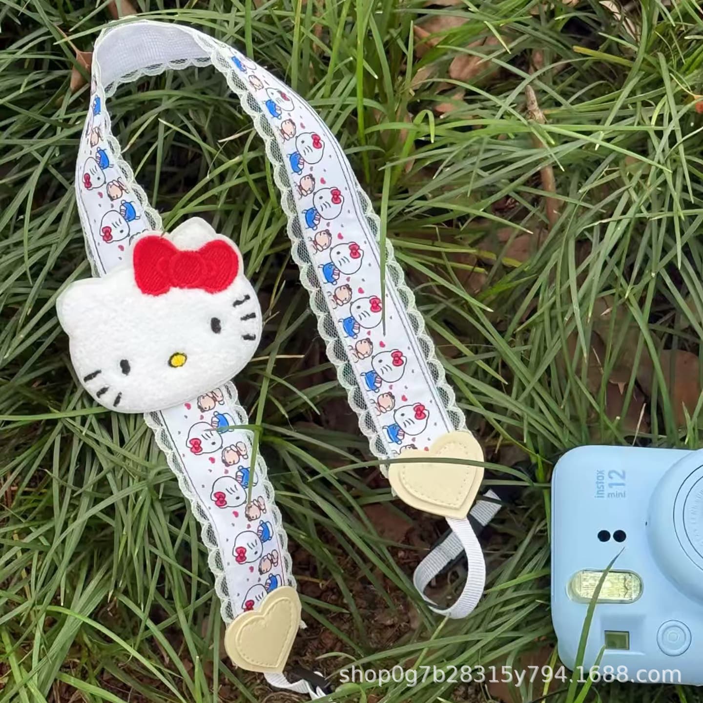 New High Aesthetics Camera Strap Girly Instant Camera Mirrorless Neck Crossbody Adjustable Rope DIY Handmade