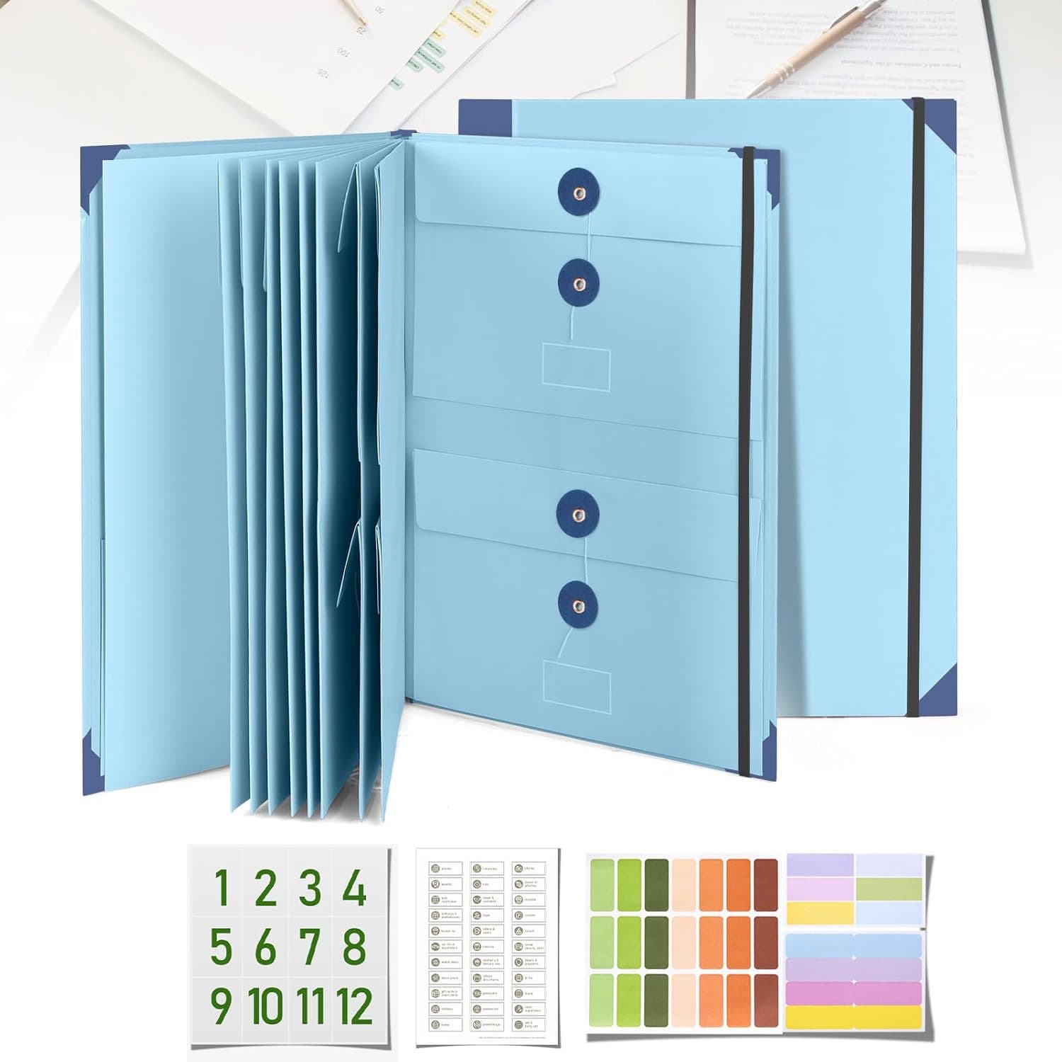 In Case I Go Missing Binder Cross-border Organizer Manila Pocket File Storage Bag