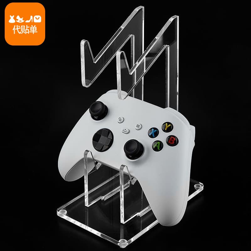 Clear PS4 Acrylic Universal Game Controller Stand Creative Desktop Storage Dual Controller Holder Display Rack