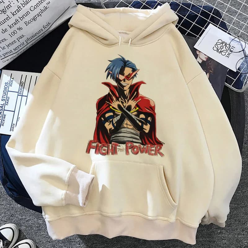 [Cross-Border European Code] Gurren Lagann Hoodie Designer Manga Casual
